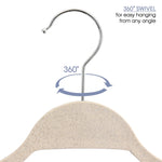 Elama Home Coat Hanger, 20 Piece Set (ELH-6011-NATURAL)