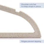 Elama Home Coat Hanger, 20 Piece Set (ELH-6011-NATURAL)