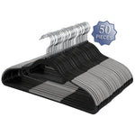 Elama Home Cloths Hanger, Non-Slip, 50 Piece Set (ELH-006-BKGR)