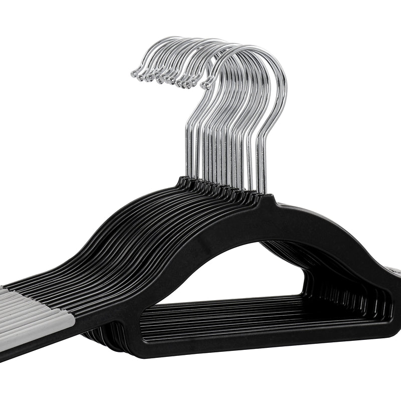 Elama Home Cloths Hanger, Non-Slip, 50 Piece Set (ELH-006-BKGR)