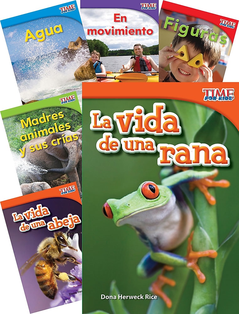 Teacher Created Materials TIME FOR KIDS® Informational Text, Grade 1 Readers Spanish 30-Book Set (18392)