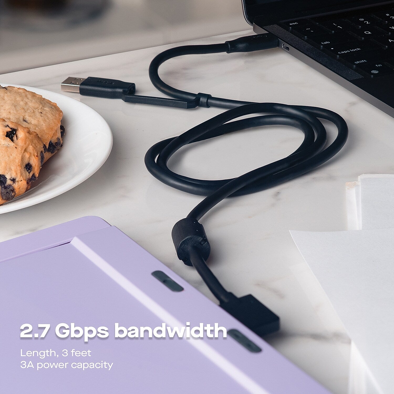 Mobile Pixels Inc. 3' USB C to USB C Networking Cable (MPX1001004P03)