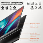 Mobile Pixels Inc. Fold 15.6" Monitor, Black (101-1010P01)