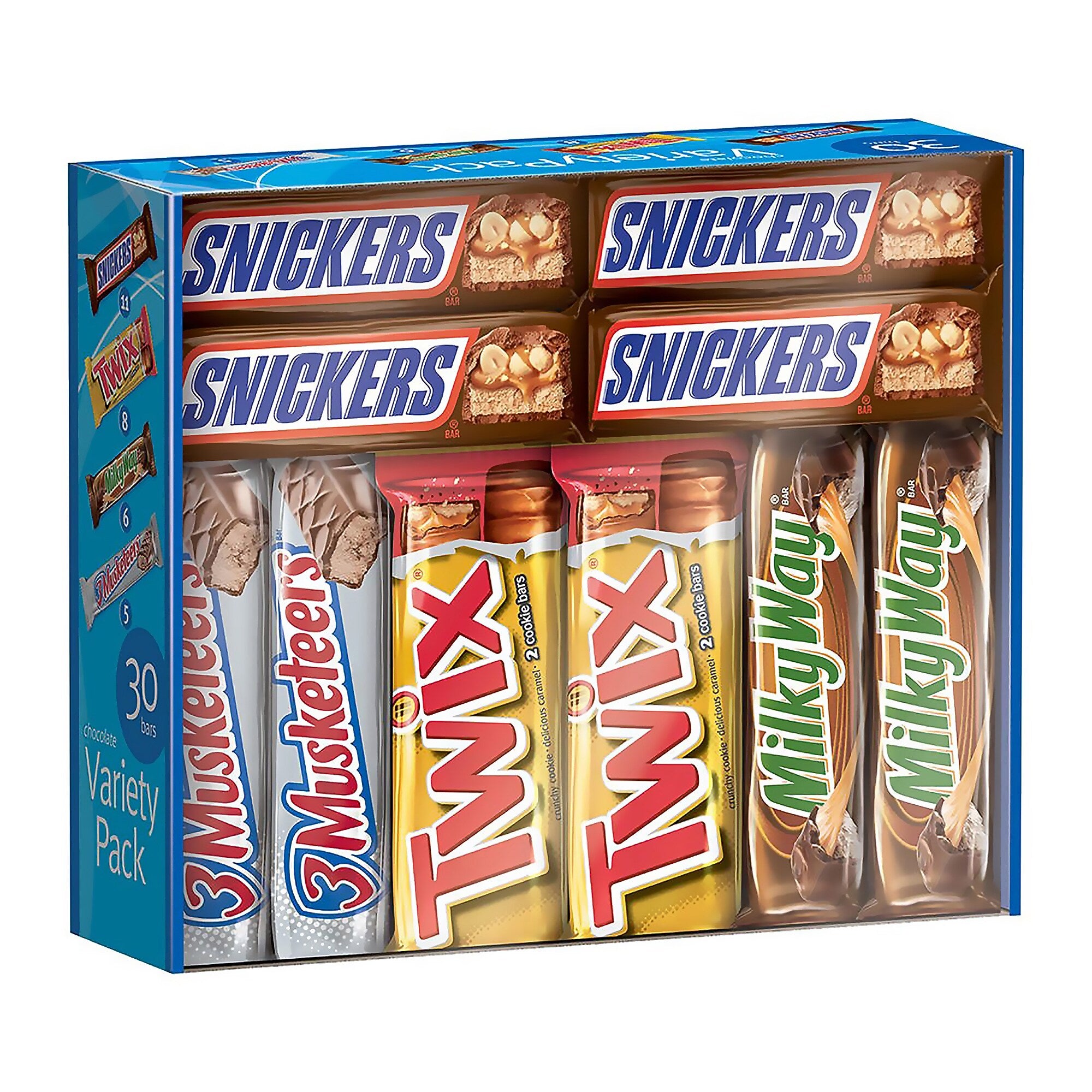 Hershey Chocolate Full Size Variety/Mar's Chocolate Full Size Variety, 2/Bundle (600-04055)