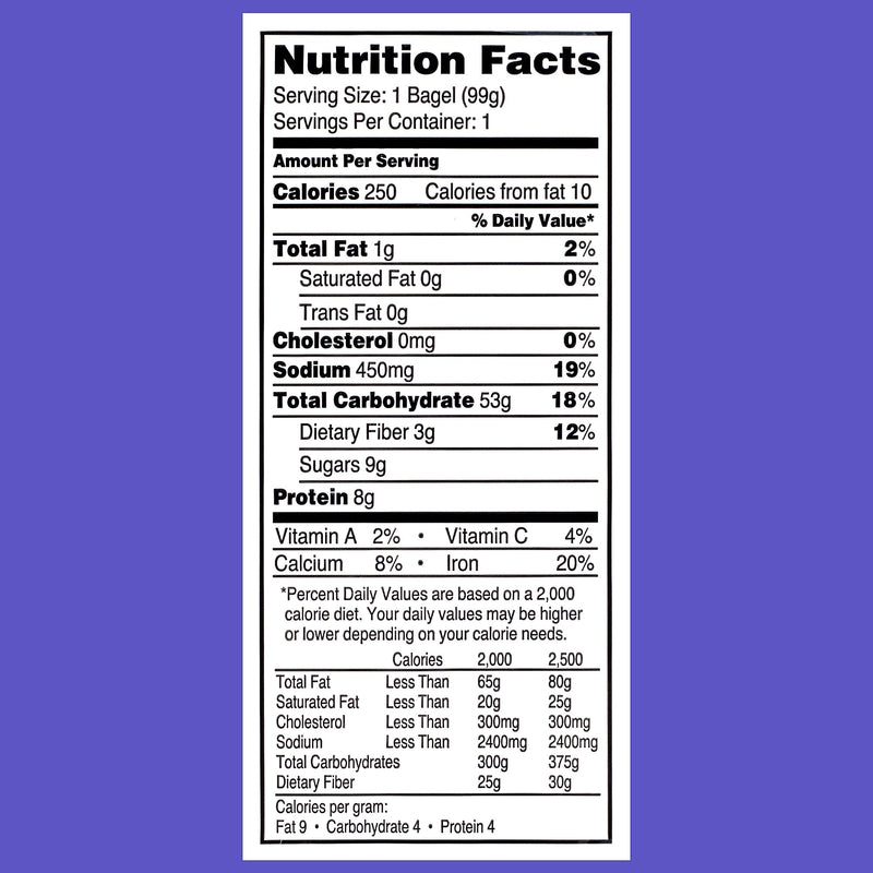 Burry Individually Wrapped Cinnamon Raisin Bagel w/ Cream Cheese, 4.6 Oz, 6/Box (307-00371)
