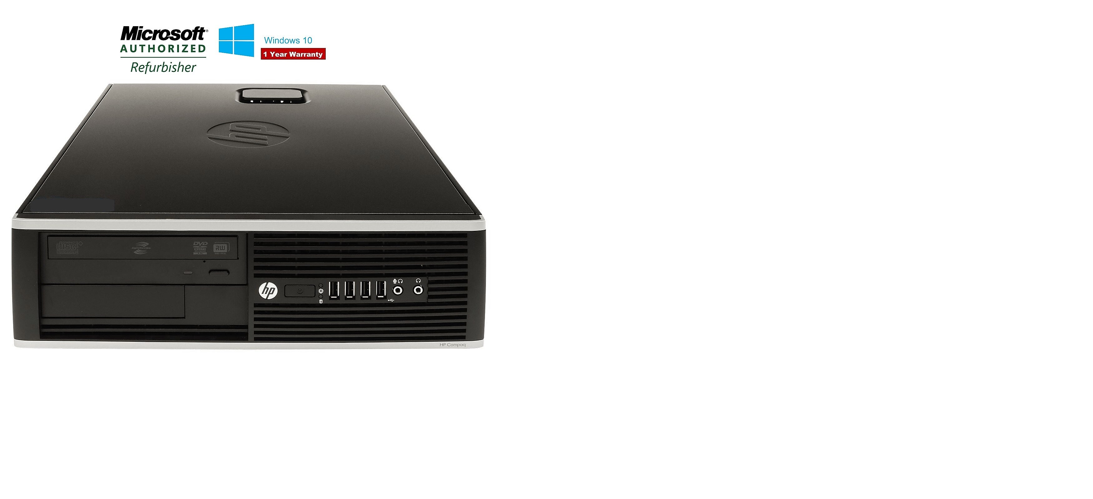 HP Elite 8300 Refurbished Small For Factor Desktop Computer, Intel Core i5, 16GB RAM, 2TB, Windows 10 Pro