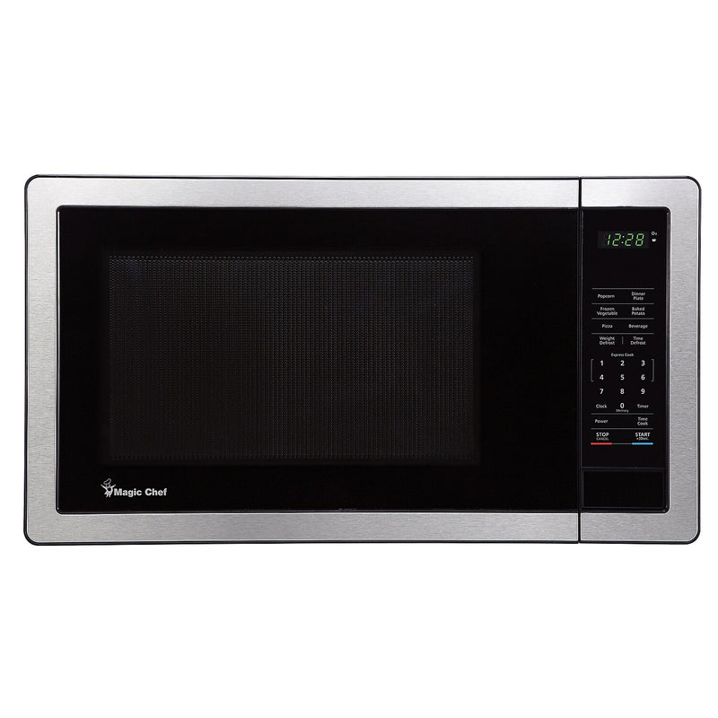 Magic Chef 1.1 cu. ft. Countertop Microwave with Digital Touch, Stainless Steel (MCPMC110MST)