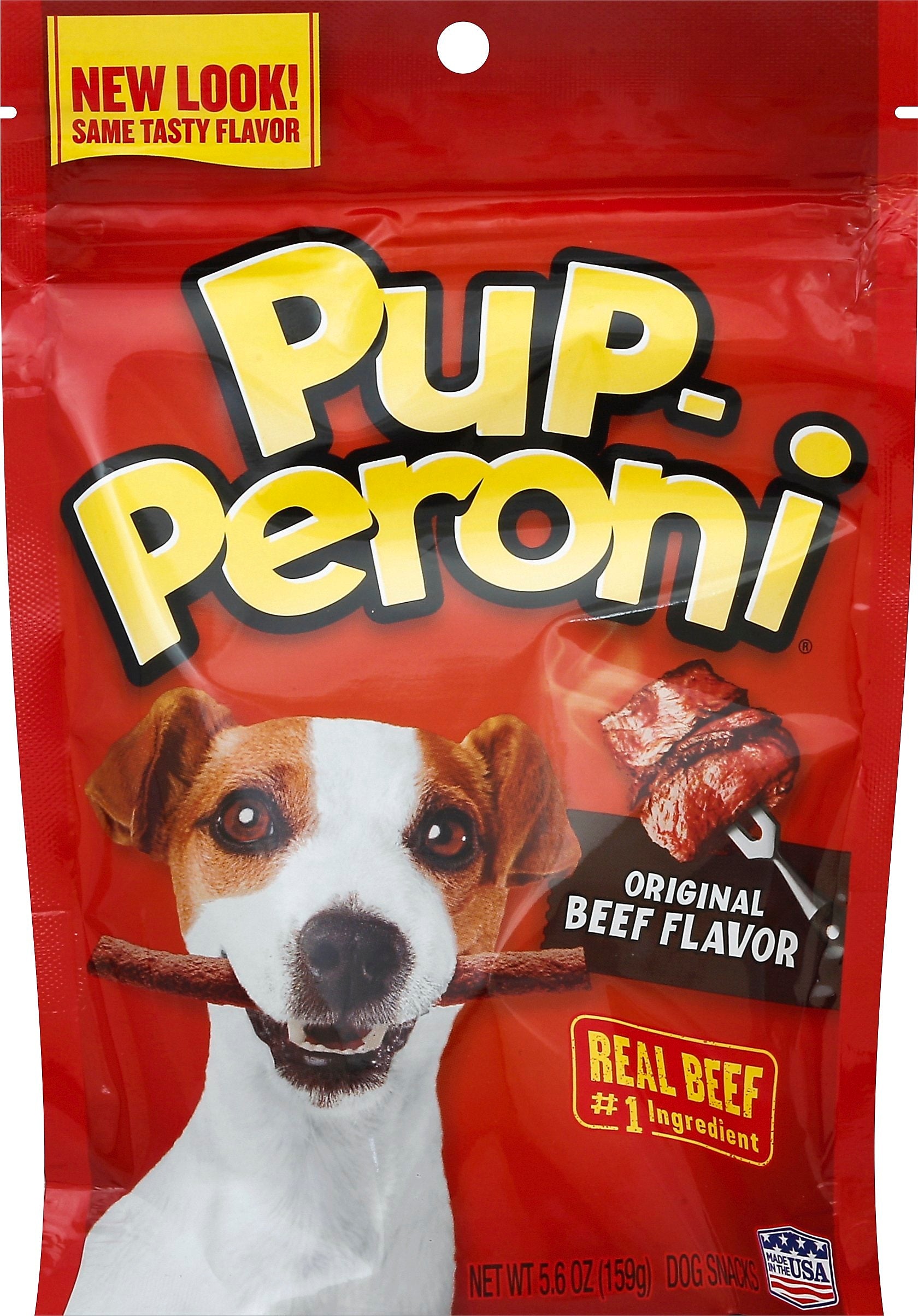Pup-Peroni Original Beef Flavor Dog Treats, 5.6 oz., 8/Carton (SMU51021CS)