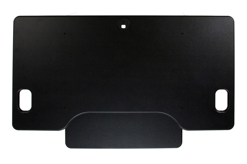 Rocelco 46"W Manual Adjustable Standing Desk Converter, Black (R DADRB-46)