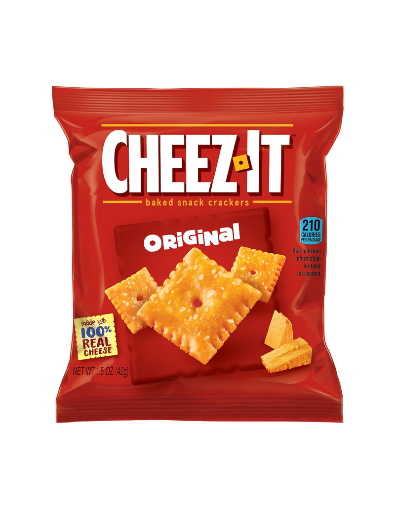 Cheez-It Cheese Crackers, 1.5 oz., 8 Packs/Box (KEE12234)