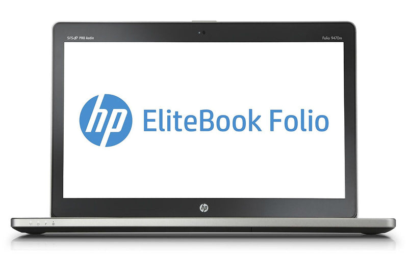 HP EliteBook Folio 9470P 14" Refurbished Laptop, Intel i5 3427U 1.8GHz Processor, 8GB Memory, 120GB SSD, Windows 10 Pro