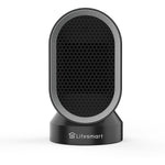 Lifesmart Electric Desktop Select Air Combo Fan Heater 5118 BTU, Black (HTFN1283)