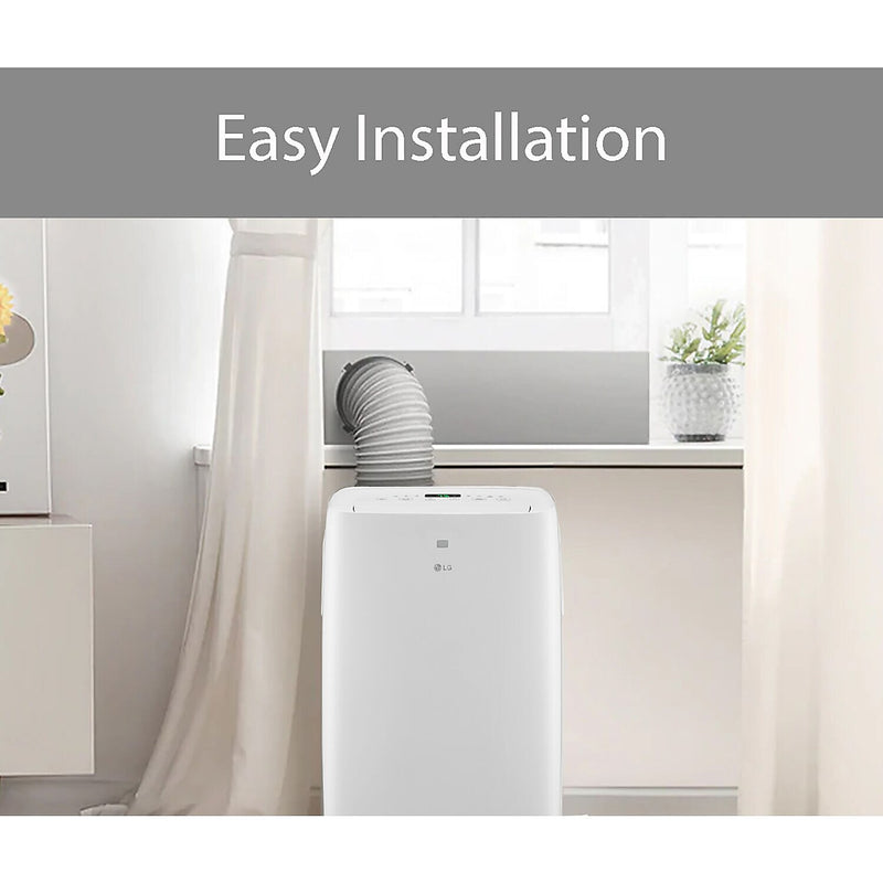 LG 115-Volt 10000 BTU (6000 BTU DOE) Portable Air Conditioner with Remote, White (LP0621WSR)