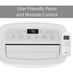 LG 115-Volt 10000 BTU (6000 BTU DOE) Portable Air Conditioner with Remote, White (LP0621WSR)