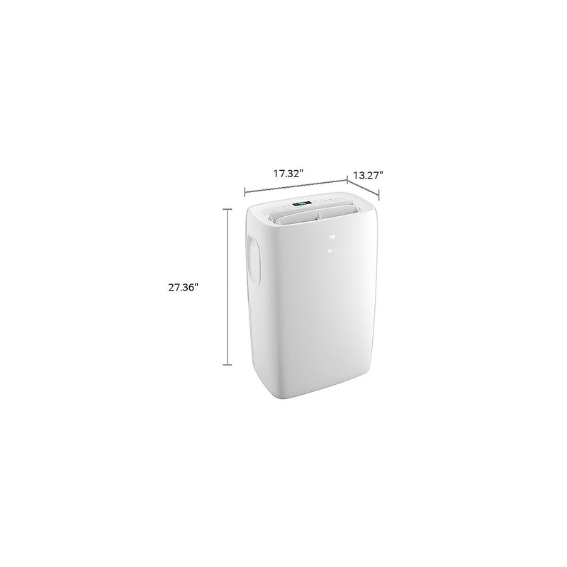 LG 115-Volt 12000 BTU (7000 BTU DOE) Portable Air Conditioner with Remote, White (LP0721WSR)