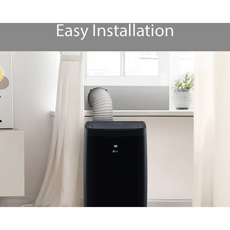 LG 115-Volt 14000 BTU (10000 BTU DOE) Portable Air Conditioner with Remote, WiFi Enabled, Black (LP1021BSSM)