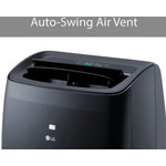 LG 115-Volt 14000 BTU (10000 BTU DOE) Portable Air Conditioner with Remote, WiFi Enabled, Black (LP1021BSSM)