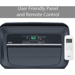 LG 115-Volt 14000 BTU (10000 BTU DOE) Portable Air Conditioner with Remote, WiFi Enabled, Black (LP1021BSSM)