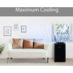 LG 115-Volt 14000 BTU (10000 BTU DOE) Portable Air Conditioner with Remote, WiFi Enabled, Black (LP1021BSSM)