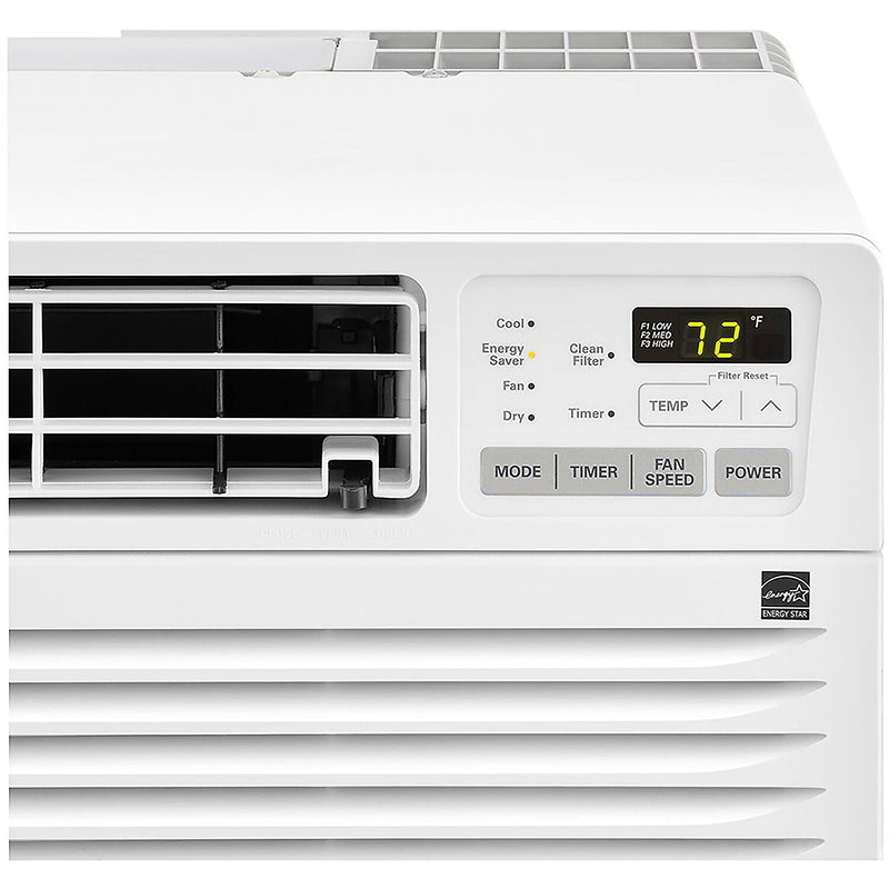 LG 10,000 BTU 230V Through-the-Wall Air Conditioner 11,200 BTU Supplemental Heat Function, White (LT1033HNR)
