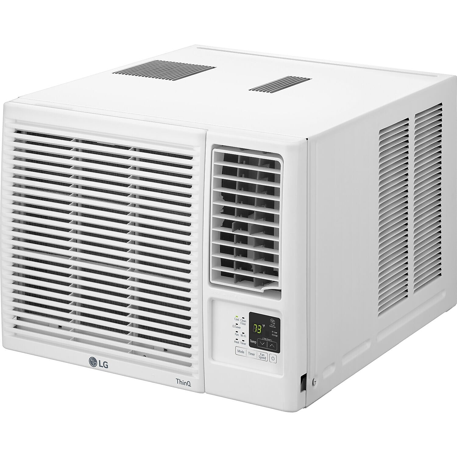 LG Electronics 12,000 BTU Heat Cool Window Air Conditioner, WiFi Enabled, White (LW1221HRSM)