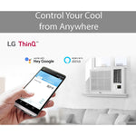 LG Electronics 12,000 BTU Heat Cool Window Air Conditioner, WiFi Enabled, White (LW1221HRSM)