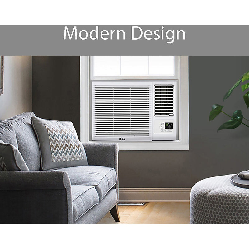 LG Electronics 18,000 BTU Heat Cool Window Air Conditioner, WiFi Enabled, White (LW1821HRSM)