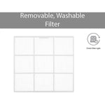 LG Electronics 18,000 BTU Heat Cool Window Air Conditioner, WiFi Enabled, White (LW1821HRSM)