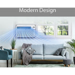 LG 230-Volt 24500 BTU (24500 BTU DOE) Window Air Conditioner with Remote, WiFi Enabled, White (LW2521ERSM)