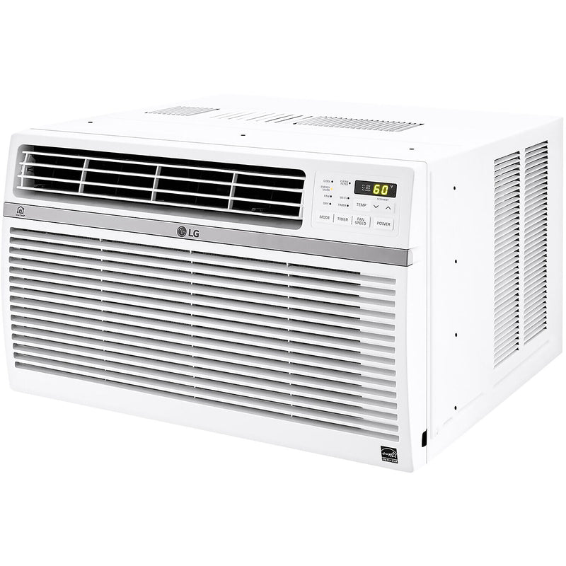 LG 230-Volt 24500 BTU (24500 BTU DOE) Window Air Conditioner with Remote, WiFi Enabled, White (LW2521ERSM)