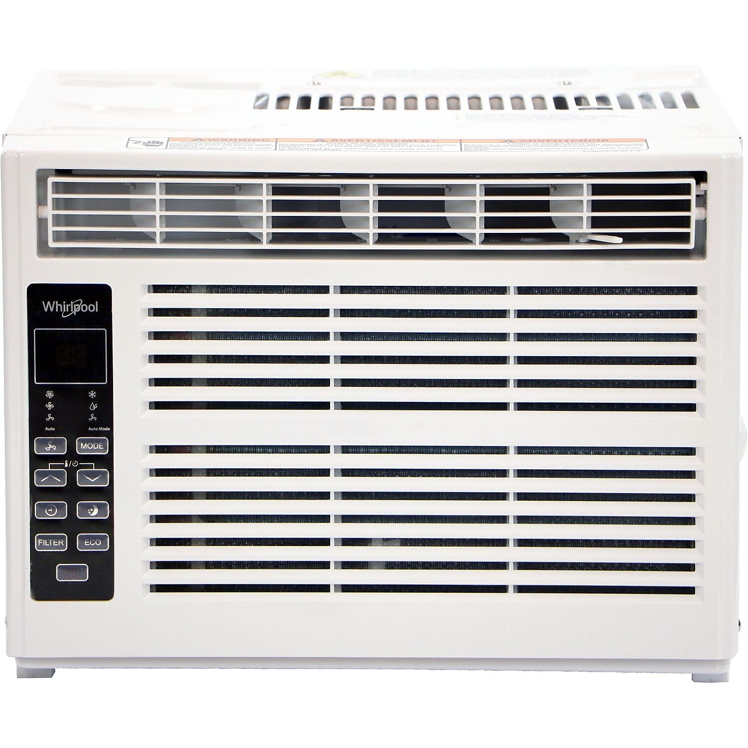 Whirlpool 115-Volt 8000 BTU Window Air Conditioner with Remote, White (WHAW081CW)