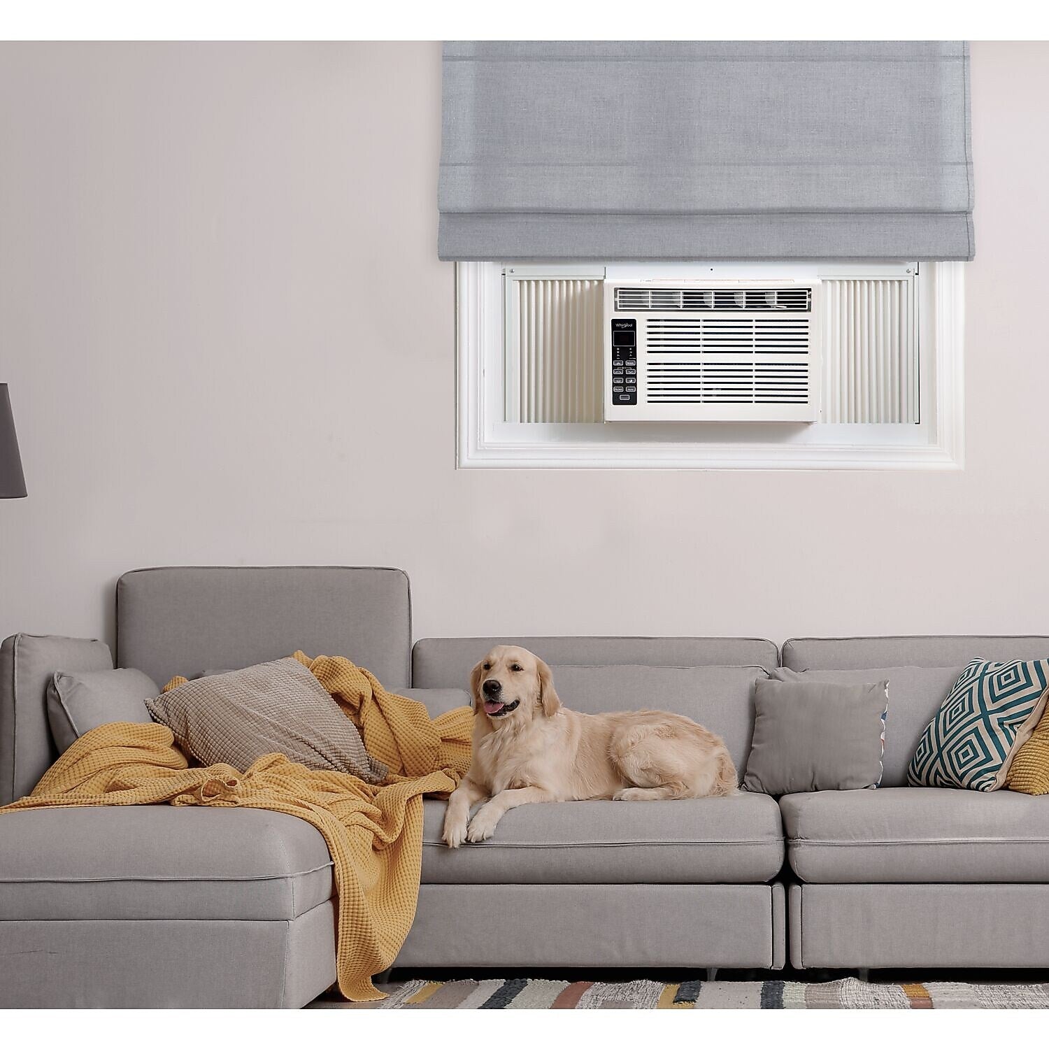 Whirlpool 115-Volt 8000 BTU Window Air Conditioner with Remote, White (WHAW081CW)