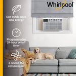 Whirlpool 115-Volt 12000 BTU Window Air Conditioner with Remote, White (WHAW121CW)