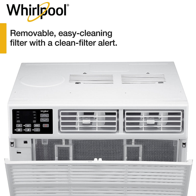 Whirlpool 115-Volt 12000 BTU Window Air Conditioner with Remote, White (WHAW121CW)