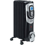 Lifesmart Electric Digital Oil Filled Radiator 1,500 BTU, Black (YL-A02LCD-7)
