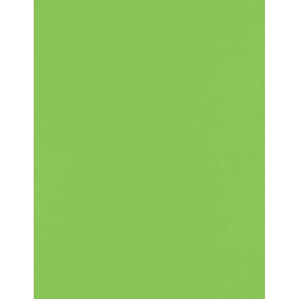 JAM PAPER 8.5” x 11” Cardstock, 100lb, Limelight, 50/pack  (81211-C-199-50)