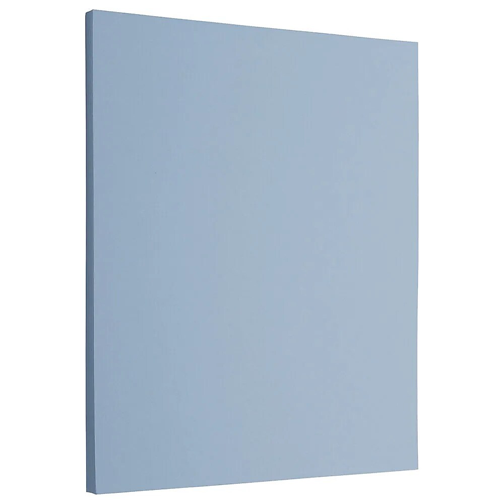 JAM Paper 8.5" x 11", 32lb, Baby Blue, 100 Sheets/Pack (5155794G)