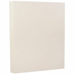 JAM Paper 80 lb. 8.5" x 11" Strathmore Cardstock, Natural White Wove, 100/pack  (301115G)