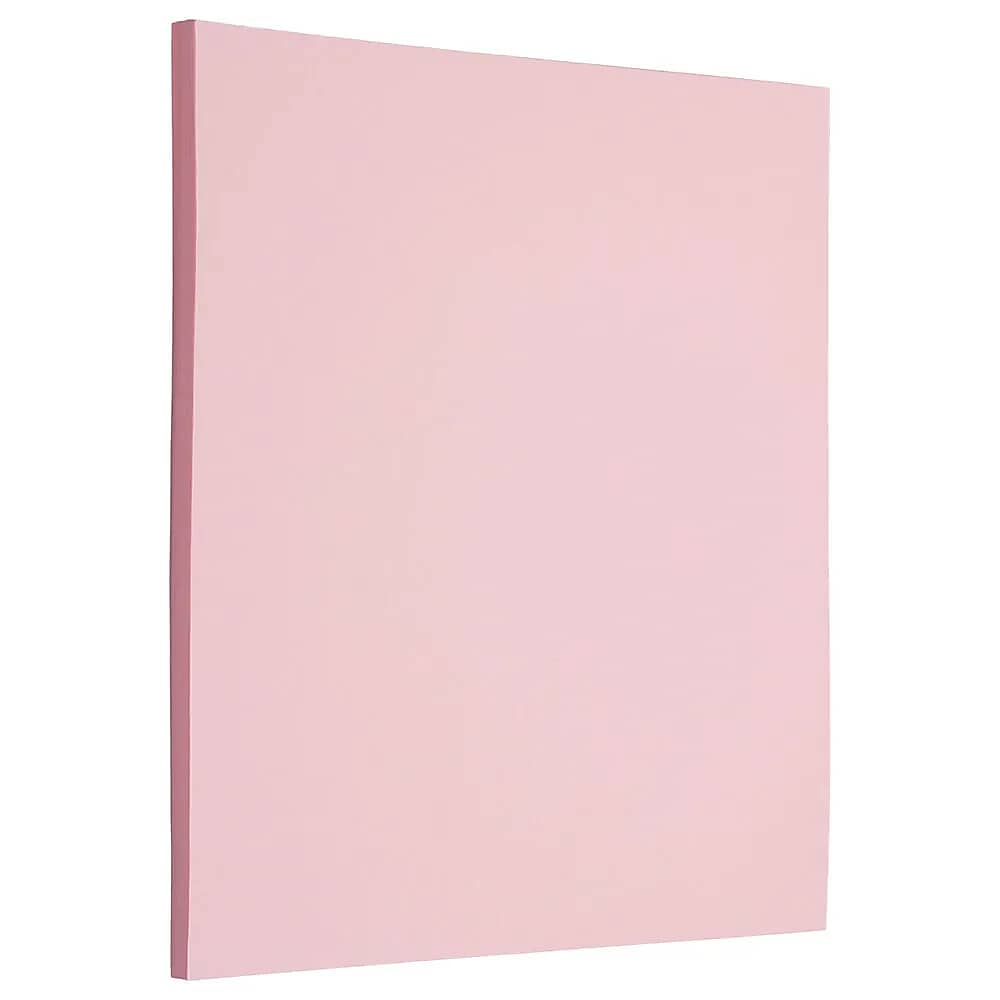 JAM Paper 8.5" x 11" Paper, 32lb, Baby Pink Pastel, 100 Sheets/Pack (5155793G)