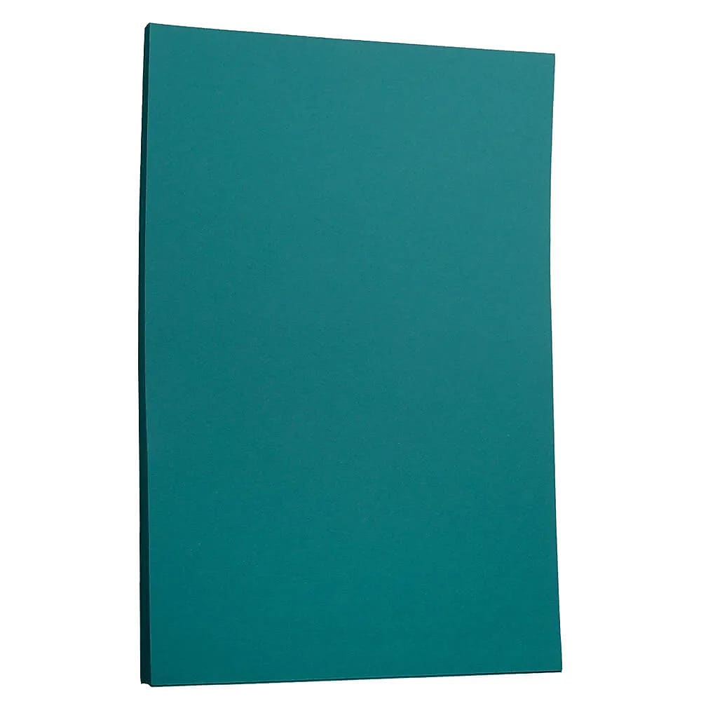 JAM Paper 8.5" x 11", Paper, 32lb, Teal Blue, 100 Sheets/Pack (1524383G)