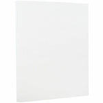 JAM PAPER Strathmore Cardstock, 88lb, Bright White Laid, 100/pack  (301005G)