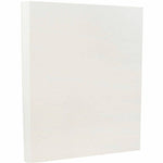 JAM PAPER 8.5" x 11" Parchment Cardstock, 65lb, White, 100/pack  (171114G)