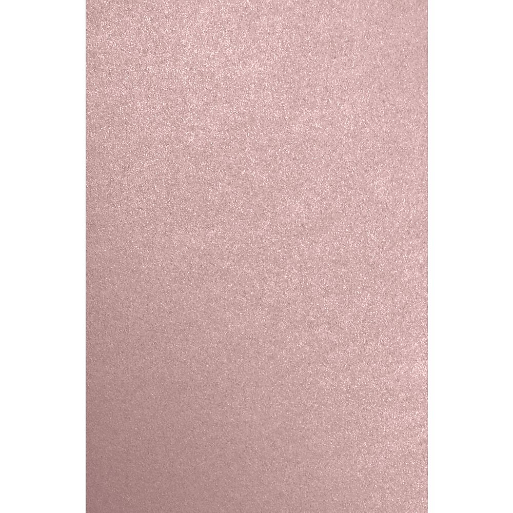 JAM PAPER 12" x 18" Cardstock, Misty Rose Metallic, 50/pack  (1218-C-M203-50)