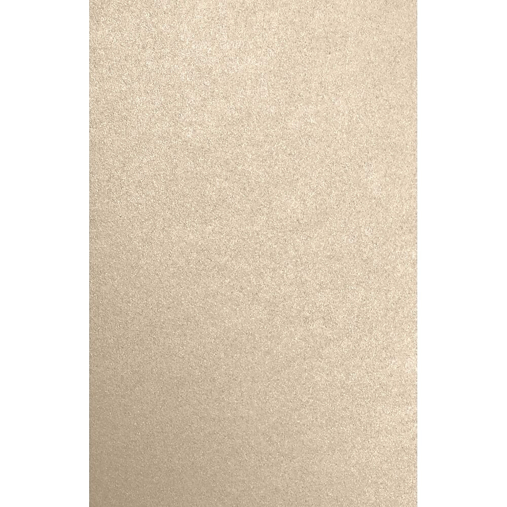 JAM Paper 11" x 17" Color Multipurpose Paper, 80 lbs., Taupe Metallic, 50 Sheets/Ream (1117-P-M09-50)