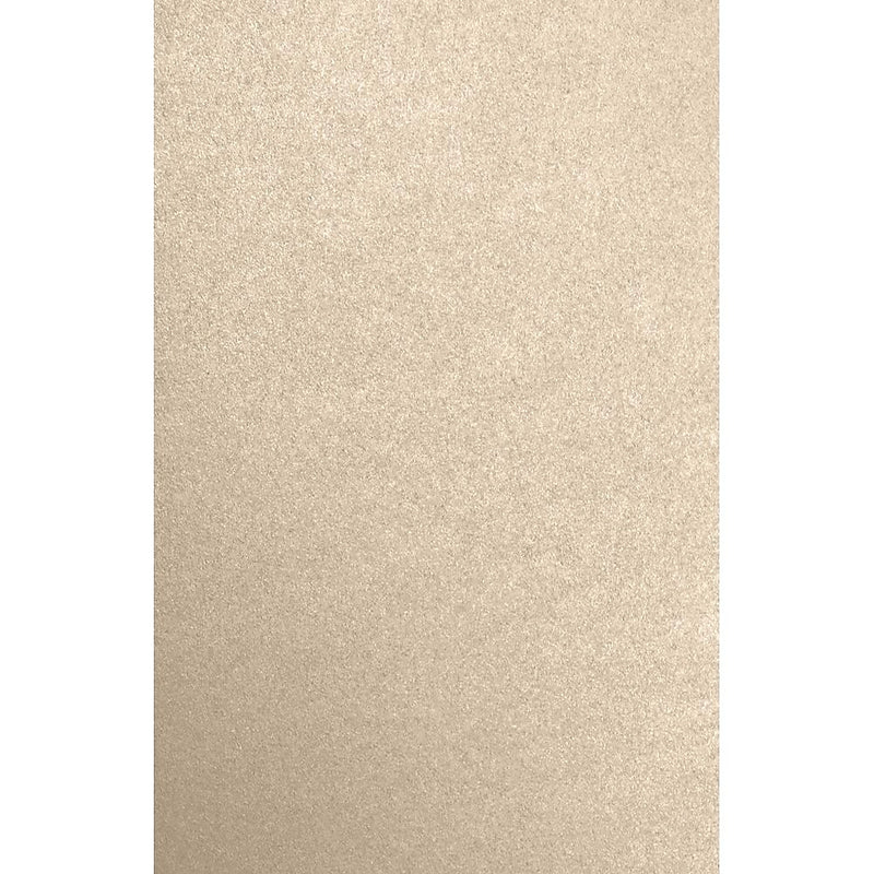JAM Paper 11" x 17" Color Multipurpose Paper, 80 lbs., Taupe Metallic, 50 Sheets/Ream (1117-P-M09-50)