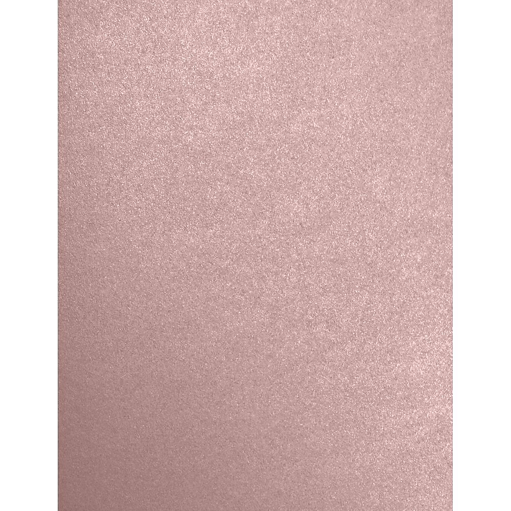 JAM Paper 8.5" x 11" Color Multipurpose Paper, 80 lbs., Misty Rose Metallic, 50 Sheets/Ream (81211-P-M203-50)