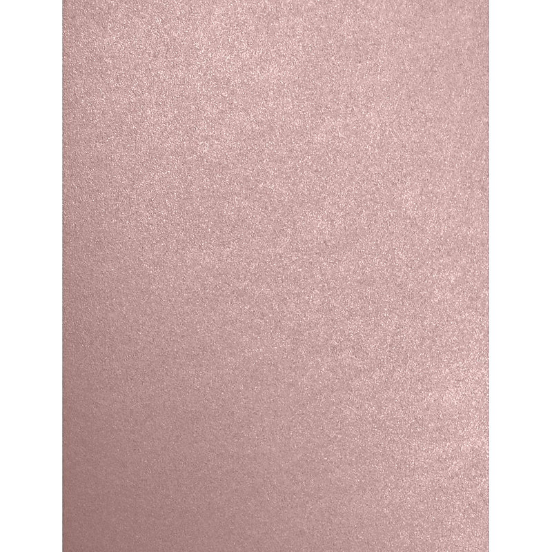 JAM Paper 8.5" x 11" Color Multipurpose Paper, 80 lbs., Misty Rose Metallic, 50 Sheets/Ream (81211-P-M203-50)