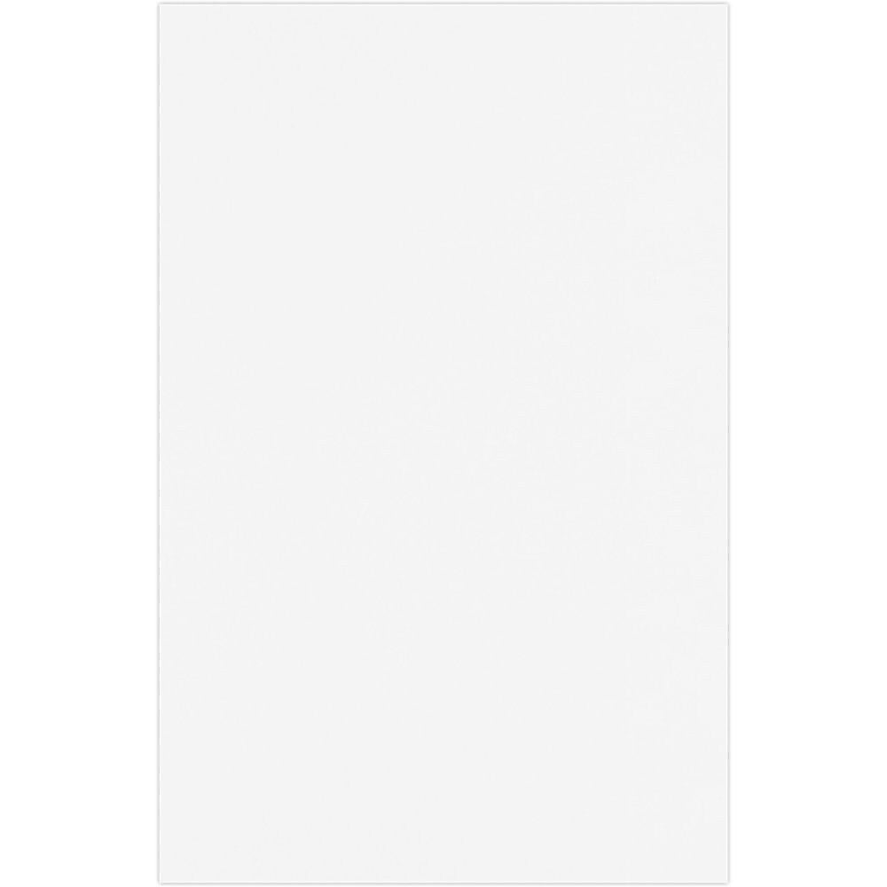 JAM PAPER 11" x 17" Cardstock, 130lb, White, 50/pack  (1117-C-130W-50)