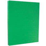 JAM PAPER 8.5" x 11" Colored Cardstock, 65lb, Green, 100/pack  (104190G)