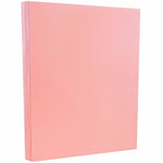 JAM PAPER 8.5" x 11" Vellum Bristol Cardstock, 67lb, Pink, 100/pack  (169831G)